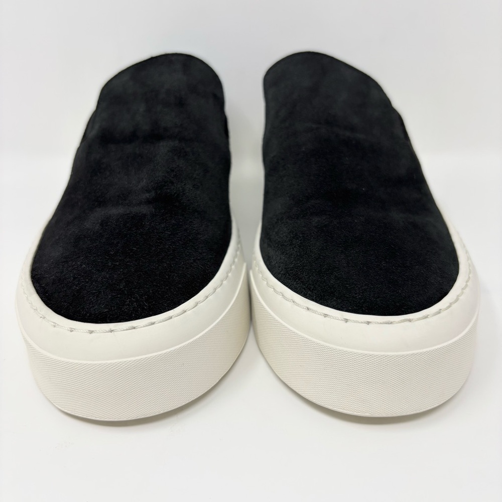 The Row Marie H Slip-On Sneakers Black Suede Ivory Chunky Sole Size 36.5 / 6.5 - Picture 8 of 16